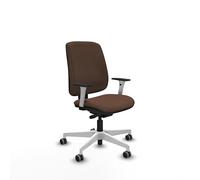 Piqueras y Crespo Silla Alares: la opción Ideal para Estudiantes con Respaldo Regulable en Altura, Brazos Blancos y Mecanismo Sincro/Traslack, Home Office