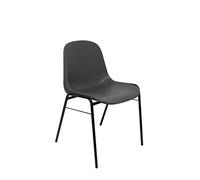 Piqueras y Crespo - Silla Apilable Oficina Beta sin Brazos. Equipado con sin Espuma