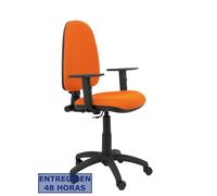 PIQUERAS Y CRESPO Silla Aýna bali naranja brazos regulables