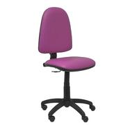 Piqueras y Crespo Silla Aýna Morada de Escritorio para Trabajar 4-6 Horas, Respaldo Regulable en Altura, similpiel, Contacto Permanente