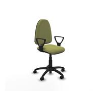 Piqueras y Crespo Silla Aýna operativa Ideal para estudiar y Trabajar 4-6 Horas, con Respaldo Regulable en Altura, Brazos fijos y Contacto Permanente, soporta hasta 100 Kg