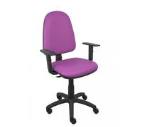 PIQUERAS Y CRESPO - Silla Ayna similpiel morado brazos regulables