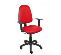 PIQUERAS Y CRESPO - Silla Ayna similpiel rojo brazos regulables