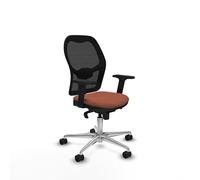 Piqueras y Crespo Silla cómoda Escritorio Jorquera para 8 Horas de Uso, Peso máximo 120 Kg, con Brazos 2D, Mecanismo sincro 5 Posiciones, Apoyo Lumbar 1D, Respaldo Fijo, Color Atractivo