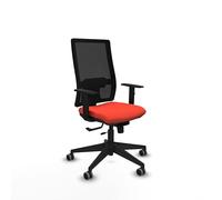 Piqueras y Crespo Silla cómoda estudiar y con Altura Ajustable, Modelo Horna, Respaldo Regulable en Altura, Apoyo Lumbar 1D, Brazos 1D, para Uso de 24 Horas y Peso máximo de 120 Kg