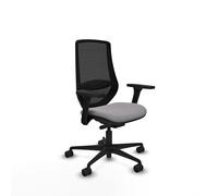 Piqueras y Crespo Silla de Escritorio Plegable Mardos para 24 Horas de Uso, con Respaldo Fijo, Brazos 3D, Mecanismo Sincro/Traslack, Apoyo Lumbar 1D, Peso máximo 120 Kg
