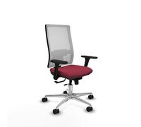 Piqueras y Crespo Silla de Oficina XXL Horna con Respaldo Regulable en Altura, Brazos 3D, Apoyo Lumbar 1D, Mecanismo Sincro/Traslack, 120 Kg, 24 Horas de Uso, sin cabecero