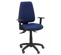 Piqueras y Crespo Elche S Bali Silla de Oficina Brazos Regulables Ruedas Parqué Azul