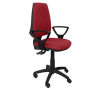 Piqueras y Crespo Elche S Bali Silla de Oficina Brazos Fijos Ruedas Nylon Granate