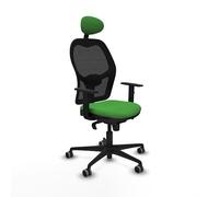 Piqueras y Crespo Silla ergonómica Jorquera para Home Office con Respaldo Fijo, cabecero Fijo, Apoyo Lumbar 1D, Brazos 1D y Mecanismo sincro 5 Posiciones, Ideal para Personas Altas, Color Atractivo