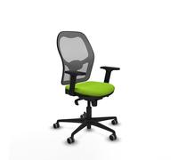 Piqueras y Crespo Silla ergonómica Jorquera para Trabajar, Ideal para Personas Altas, con Respaldo Fijo, Apoyo Lumbar 1D, Brazos 2D, Mecanismo sincro 5 Posiciones, soporta hasta 120 Kg