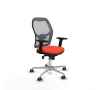 Piqueras y Crespo Silla Escritorio Bonita Jorquera ergonómica Acolchada con Respaldo Fijo, Brazos 2D, Apoyo Lumbar 1D, Mecanismo sincro 5 Posiciones, para 8 Horas de Uso y Peso máximo de 120 Kg