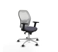Piqueras y Crespo Silla Escritorio Bonita Jorquera ergonómica Acolchada para teletrabajo con Respaldo Fijo, Apoyo Lumbar 1D, Brazos 2D, Mecanismo sincro 5 Posiciones, hasta 120 Kg