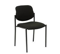 Silla fija Villalgordo bali negro chasis negro