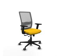 Piqueras y Crespo Silla Haches operativa con Brazos 2D, Mecanismo Sincro/Traslack, Apoyo Lumbar L1D y Respaldo Fijo, Ideal para 8 Horas de Uso y Peso máximo de 100 Kg