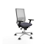 Piqueras y Crespo Silla Horna: Ideal para 24 Horas de Uso, con Brazos 3D, Mecanismo sincro de 5 Posiciones, Respaldo Regulable en Altura y Apoyo Lumbar L1D, Estudio en casa y Empresas