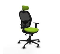Piqueras y Crespo Silla Jorquera con Cabecero 2D y Apoyo Lumbar 1D, Ideal para Oficina cómoda y recepciones clínicas, soporta hasta 120 Kg