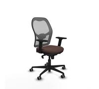 Piqueras y Crespo Silla Jorquera ergonómica para estudiar con Ajuste Lumbar, Respaldo Fijo y Ruedas para parquet, Ideal para 8 Horas de Uso y 120 Kg