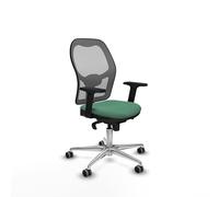 Piqueras y Crespo Silla Jorquera ergonómica para Trabajar 8 Horas, con Respaldo Fijo, Brazos 2D, Apoyo Lumbar 1D, Mecanismo sincro 5 Posiciones, Ideal para Espacios pequeños y Chicas, Color Atractivo