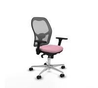Piqueras y Crespo Silla Jorquera estática de Oficina Regulable en Altura, ergonómica reclinable, con Brazos 3D, Apoyo Lumbar 1D, Respaldo Fijo, para Uso de hasta 120 Kg, 8 Horas