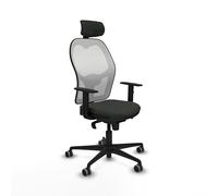 Piqueras y Crespo Silla Jorquera: la opción más cómoda para estudiar y Trabajar, Ideal para Personas con sobrepeso, con reposabrazos Regulables, Respaldo Fijo y cabecero 2D en Color, Marca