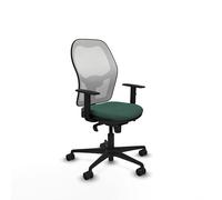 Piqueras y Crespo Silla Jorquera: la Silla más ergonómica del Mundo, Ajustable, Bonita y Acolchada, con Respaldo Fijo, Apoyo Lumbar 1D, Brazos 1D, Ideal para 8 Horas de Uso y Peso máximo de 120 Kg