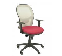 PIQUERAS Y CRESPO - Silla Jorquera malla gris asiento bali granate