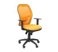 PIQUERAS Y CRESPO - Silla Jorquera malla naranja asiento bali naranja