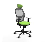 Piqueras y Crespo Silla Jorquera operativa con Brazos 1D, Respaldo Fijo, cabecero 2D, Apoyo Lumbar 1D, Mecanismo sincro 5 Posiciones, Color Atractivo, Ideal para recepciones y escritorios