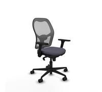 Piqueras y Crespo Silla Jorquera operativa pequeña de Escritorio Regulable, con Brazos 3D, Mecanismo sincro 5 Posiciones, Respaldo Fijo, Apoyo Lumbar 1D, para Peso máximo de 120 Kg, Ideal y cómoda