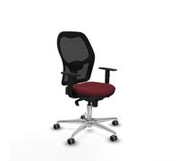 Piqueras y Crespo Silla Jorquera para Arquitecto, Escritorio pequeña, anatómica para Ordenador, Respaldo Fijo, Apoyo Lumbar 1D, 8 Horas de Uso, 120 Kg, Brazos 1D, Mecanismo sincro 5 Posiciones, Color