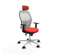 Piqueras y Crespo Silla Jorquera para Computación con Cabecero 2D, Apoyo Lumbar 1D y Respaldo Fijo en Color Elegante