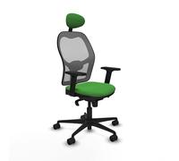 Piqueras y Crespo Silla Jorquera para estudiar cómoda, Mesa de Trabajo y Dibujo técnico, con Respaldo Fijo, cabecero Fijo, Apoyo Lumbar 1D, Brazos 2D, Mecanismo sincro 5 Posiciones, hasta 120 Kg