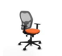 Piqueras y Crespo Silla Jorquera para Recepción de Oficina en Color con Apoyo Lumbar 1D, Respaldo Fijo y Brazos 1D, Ideal para Personas con Poca Movilidad