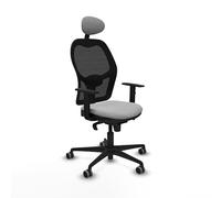 Piqueras y Crespo Silla Jorquera: Silla de Computación Ergonómica Cabecero Fijo, Apoyo Lumbar 1D, Respaldo Fijo y Brazos 1D en Color Ideal para Personas Altas