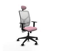 Piqueras y Crespo Silla Motilla: Ideal para reuniones y recepción de Oficina con Respaldo Fijo, Apoyo Lumbar L1D, Brazos 1D, Mecanismo sincro 3 Posiciones, Uso de 8 Horas y Peso máximo de 120 Kg