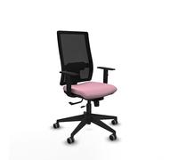Piqueras y Crespo Silla Oficina con reposapies Horna, cómoda y Bonita, con Respaldo Regulable en Altura, Brazos 1D, Apoyo Lumbar 1D, Ideal para Uso de 24 Horas y Peso máximo de 120 Kg