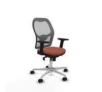 Piqueras y Crespo Silla Oficina Jorquera para Escritorio Sencilla y cómoda con Respaldo Fijo, Apoyo Lumbar 1D, Brazos 2D, Mecanismo sincro 5 Posiciones, hasta 120 Kg, 8 Horas de Uso, Color Atractivo