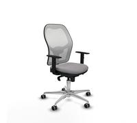 Piqueras y Crespo Silla Oficina Plegable Jorquera cómoda con Respaldo Fijo, Brazos 1D, Apoyo Lumbar 1D, Mecanismo sincro 5 Posiciones, para Uso de 8 Horas y Peso máximo de 120 Kg