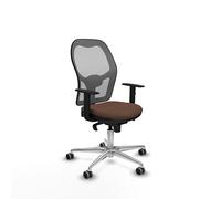 Piqueras y Crespo Silla Oficina Plegable Jorquera cómoda con Respaldo Fijo, Brazos 1D, Apoyo Lumbar 1D, Mecanismo sincro 5 Posiciones, para Uso de 8 Horas y Peso máximo de 120 Kg