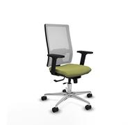 Piqueras y Crespo Silla Oficina Rejilla Horna 24 Horas 120 Kg Brazos 2D Sincro/Traslack Sin cabecero Apoyo Lumbar 1D Respaldo Regulable en Altura