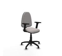 Piqueras y Crespo Silla para cajero Alta Aýna con Respaldo Regulable en Altura, Brazos 2D y Mecanismo de Contacto Permanente, Ideal para estudiar cómoda