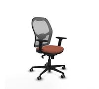 Piqueras y Crespo Silla para Estar de pie Jorquera con Respaldo Fijo, Apoyo Lumbar 1D, Brazos 2D, Mecanismo sincro 5 Posiciones, Ideal para Mesa de computadora y Postura Correcta