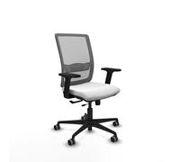 Piqueras y Crespo Silla para teletrabajo ergonómica Haches con Respaldo Fijo, Brazos 2D y Apoyo Lumbar L1D, Ideal para 8 Horas de Uso y Peso máximo de 100 Kg