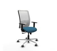 Piqueras y Crespo Silla Zulema operativa para 8 Horas de Uso, Peso máximo 120 Kg, Brazos 1D, Mecanismo sincro 3 Posiciones, Apoyo Lumbar 1D, Respaldo Fijo, la Silla más ergonómica del Mundo