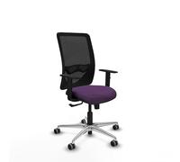 Piqueras y Crespo Silla Zulema para Trabajar según normativa con alzador de pies de Escritorio, Altura ergonómica y Respaldo Fijo, Ideal para 8 Horas de Uso y Peso máximo de 120 Kg