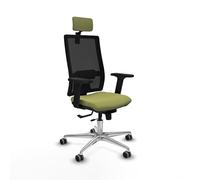 Piqueras y Crespo - Sillas de Escritorio Elegantes Horna con Brazos 2D, Mecanismo Sincro/Traslack, cabecero 2D, Apoyo Lumbar 1D y Respaldo Regulable en Altura.