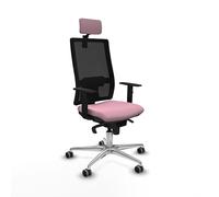 Piqueras y Crespo - Sillas de Oficina Cerca de mi: Silla Oficina cómoda Modelo Horna con Brazos 1D, cabecero 2D, Apoyo Lumbar 1D y Respaldo Regulable en Altura.