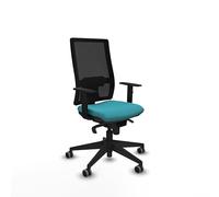 Piqueras y Crespo - Sillas ergonómicas 8 Horas Modelo Horna, operativas con Brazos 1D, Mecanismo sincro 5 Posiciones, Apoyo Lumbar 1D y Respaldo Regulable en Altura.