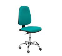 Piqueras y Crespo Socovos Silla de Oficina de Contacto Permanente, Acero aleado, Verde Claro, único